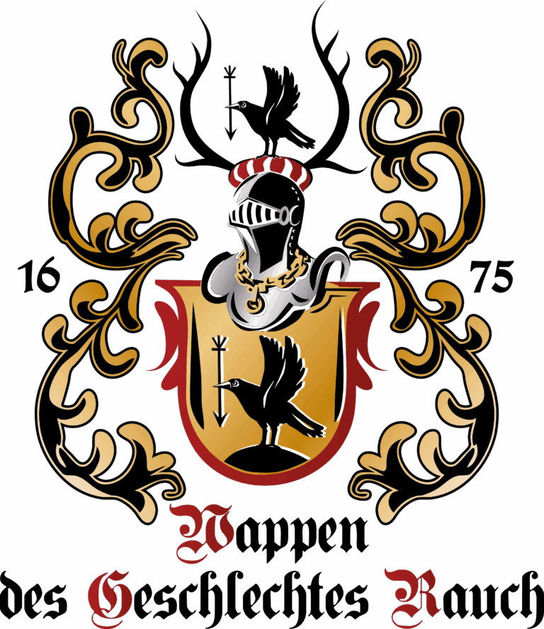 Rotes Familienwappen für Apartment Etsch